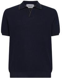 D4.0 - Ribbed Polo Shirt - Lyst