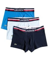 Lacoste - Logo-print Boxers (set Of Three) - Lyst