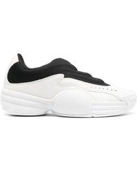 Alexander Wang - Hoop Pebble-Texture Leather Sneakers - Lyst