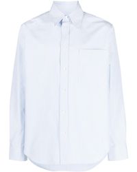 Bottega Veneta - Pinstripe Shirt - Men's - Cotton - Lyst