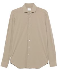 Xacus - Spread-Collar Long-Sleeve Shirt - Lyst