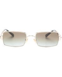 Chloé - Rectangle-Frame Sunglasses - Lyst