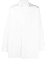 Yohji Yamamoto - Long-sleeve Cotton Shirt - Lyst