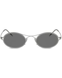 Giorgio Armani - Oval-Frame Sunglasses - Lyst