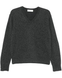 DUNST - V-Neck Knitted Sweater - Lyst
