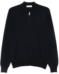 Gran Sasso - Quarter-Zip Polo Sweater - Lyst