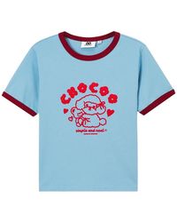 Chocoolate - T-Shirt En Coton À Détail Graphique - Lyst