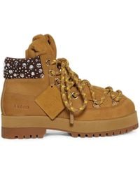AHDIID - Brooklyn Crystal-Embellished Ankle Boots - Lyst