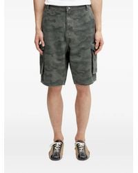 Daily Paper - Camouflage-Print Cargo Shorts - Lyst