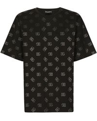Dolce & Gabbana - Dg Logo T-shirt - Lyst