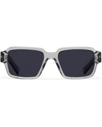 Prada - Logo-Detail Rectangle-Frame Sunglasses - Lyst