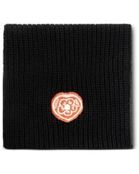 KENZO - Schal Mit Logo-Patch - Lyst
