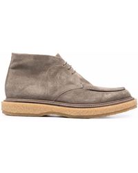 Officine Creative Bullet Suede-leather Desert Boots - Grey