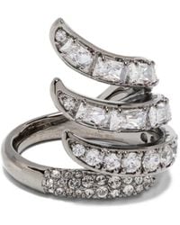 Swarovski - Triple-Band Crystal Ring - Lyst