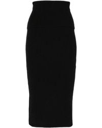IRO - Christy Ribbed Midi Skirt - Lyst