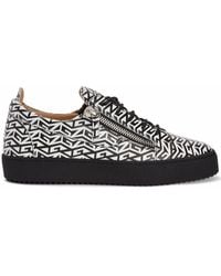 Giuseppe Zanotti - Frankie Monogram Sneakers - Lyst