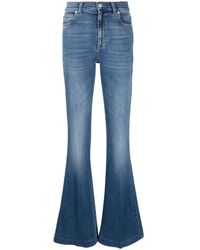Alexander McQueen - Jeans mit Logo-Patch - Lyst