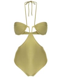 Adriana Degreas - Logo-charm Cut-out Swimsuit - Lyst