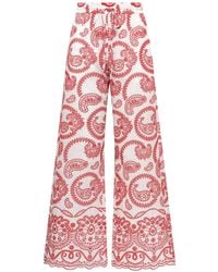 Maliparmi - Embroidered Paisley Trousers - Lyst