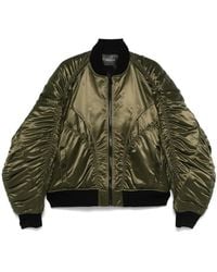 Mugler - Satin Bomber Jacket - Lyst