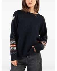 Freecity - Fair-Isle Crew-Neck Sweater - Lyst