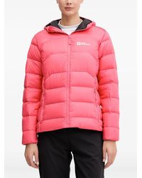Jack Wolfskin - Ather Down Hooded Quilted Performance Jacket - Lyst