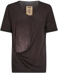 Uma Wang - Trap Asymmetric Draped T-Shirt - Lyst