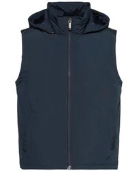 Calvin Klein - Hooded Logo-Print Gilet - Lyst