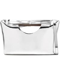 STUDIO AMELIA - Metallic Cut-Out Clutch Bag - Lyst
