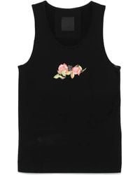 Givenchy - Top Con Placa Del Logo - Lyst