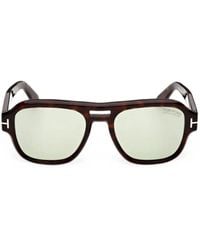 Tom Ford - Mason-02 Geometric-Frame Sunglasses - Lyst