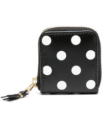 Comme des Garçons - Bold-Dot Pattern Leather Wallet - Lyst