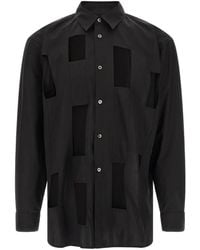Comme des Garçons - Geometric Cut-Out Shirt - Lyst