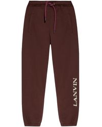 Lanvin - Trainingsbroek Met Geborduurd Logo - Lyst