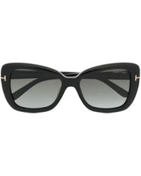 Tom Ford - Lunettes De Soleil À Monture Papillon - Lyst