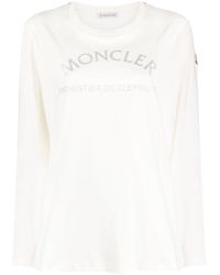 Moncler - Logo-print Cotton T-shirt - Lyst