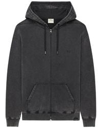 Courreges - Stonewashed Logo-Print Hoodie - Lyst