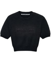 Alexander Wang - ショートスリーブ ニットトップ - Lyst