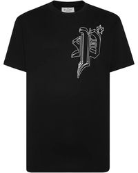 Philipp Plein - Skull-Print Cotton T-Shirt - Lyst