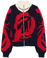 Charles Jeffrey - Knitted Zip Puffer Jacket - Lyst