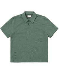 Universal Works - Newlyn Patterned Short-Sleeve Polo Shirt - Lyst