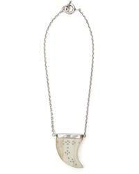 Isabel Marant - Ellen Horn Pendant Necklace Accessories - Lyst