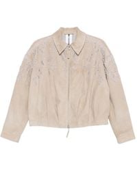 S.W.O.R.D - Embellished Bomber Jacket - Lyst
