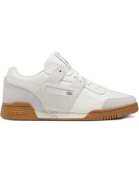 Reebok - Workout Plus Suede Panelled Sneakers - Lyst