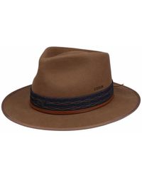 Stetson - Wool Felt Fedora Hat - Lyst