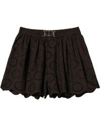Twinset - Shorts mit Lochstickerei - Lyst