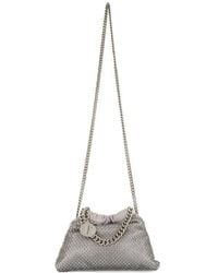 Stella McCartney - Mini Falabella Crystal-Mesh Shoulder Bag - Lyst