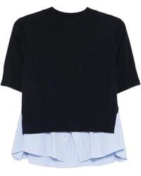 Sacai - Short-Sleeve Layered T-Shirt - Lyst