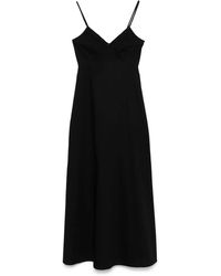 Patrizia Pepe - Maxi-Jurk Met Fly-Patroon - Lyst