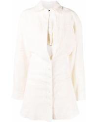 Jacquemus - La Robe Baunhilha Layered Shirt Dress - Lyst
